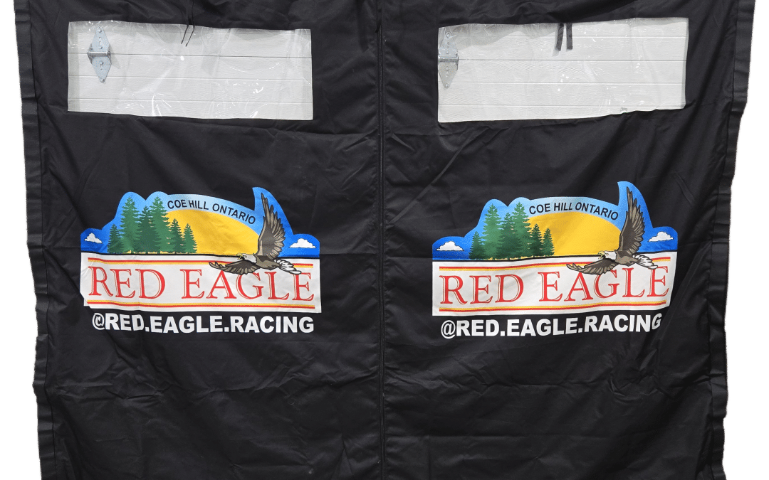 Red Eagle Racing Race Trailer Curtains